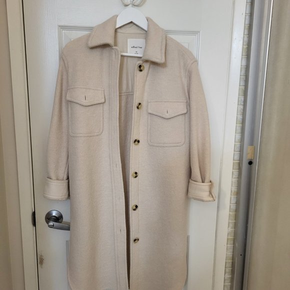 Aritzia Wilfred Free Ganna Long Shirt Jacket 2XS - Picture 4 of 8